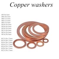 【CC】♠  20PCS Washer Flat Gasket Sump Plug Fittings1mm 1.5mm thickness Fastener Hardware Accessories