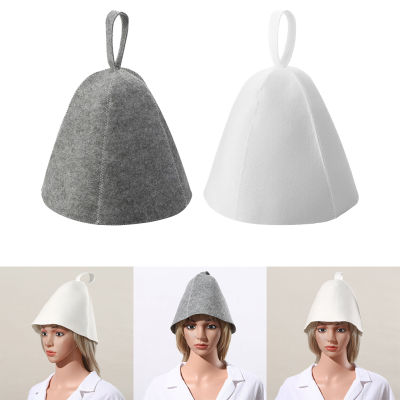 ซาวน่าหมวกป้องกันความร้อนหมวกหมวกอาบน้ำซาวน่าหมวกสำหรับอาบน้ำบ้านป้องกันศีรษะสไตล์รัสเซียซาวน่า Vaporarium อุปกรณ์เสริม