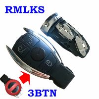 3 4 Button Smart Car Key Shell Remote Key Fob Case For Mercedes Benz C E Class 2010 2011 2012 2013 2014 With Emergency Key Blade