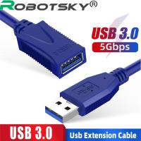 USB3.0 Male To Female Extension Cable High Speed Data Transmission Cable For Hard Stick TV Computer Desktop Mouse Extender