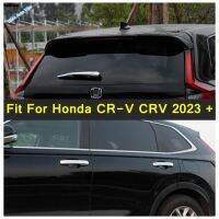 Chrome อุปกรณ์เสริมภายนอก Fit สำหรับ Honda CR-V CRV 2023 2024ที่จับประตูด้านข้างด้านหลังกระจกหน้าต่าง Wiper Cover Trim