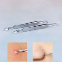 【cw】 1PC Curved Straight Blackhead Anti Acne Needle Removal Face Hot