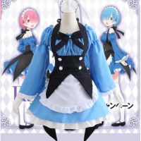 ฟิกเกอร์ Anime Re : Zero kara Hajimeru Isekai Seikatsu Rem Emilia Cosplay สีฟ้า