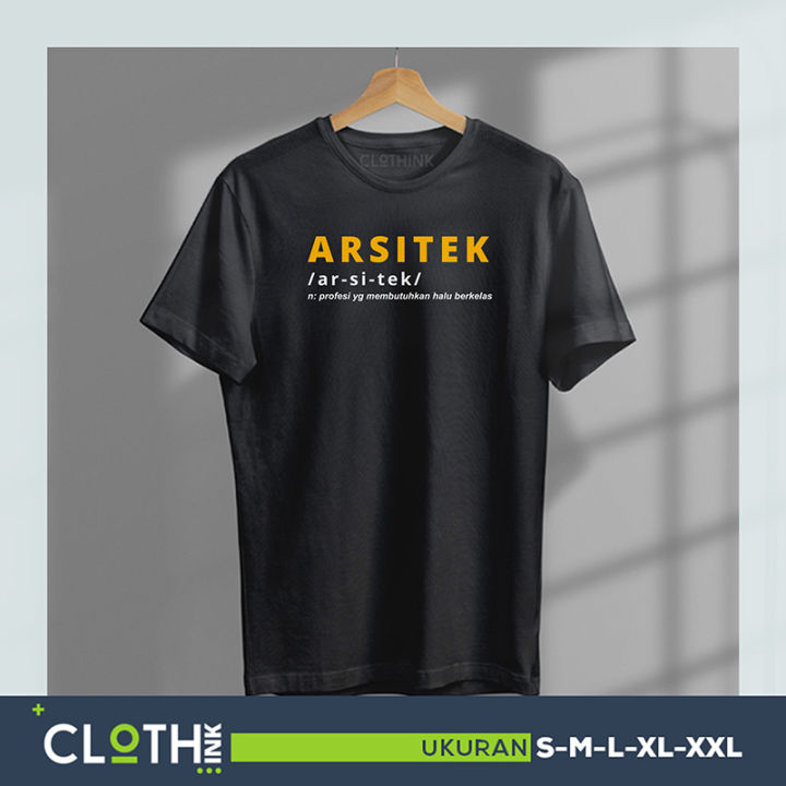 Kaos arsitek kaos profesi arsitektur teknik sipil | Lazada Indonesia