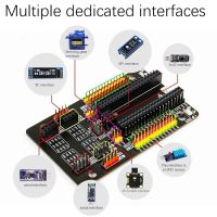 For PICO GPIO Sensor Expansion Board Direct Plug-in Connection 4-Way 5V Steering Gear Interface