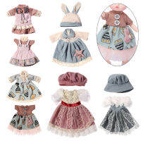 CBT DIY Sewing for 16cm/31cm Doll Accessories Toys Lace Skirt Summer Toys Clothes Dolls Dress