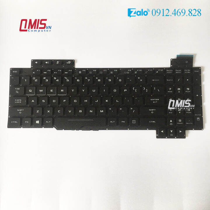 ASUS ROG Strix GL503 Series Replacement Keyboard With Palmrest (Black) - GL503GE/VD/VS/VM