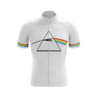 เสื้อขี่จักรยานสีดำและสีขาวเกรด AAA Racing Downhill Jerseys MTB Road Racing Bike Wear Clothing ป้องกันรังสียูวี