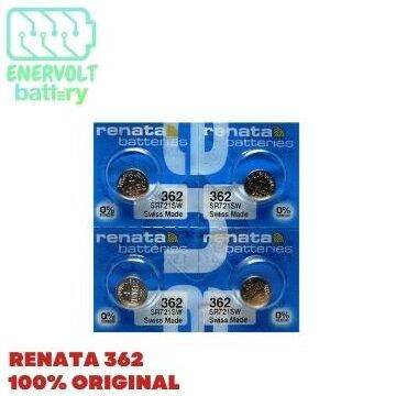 Renata Silver Oxide 362 Battery (2OLD PER PIECE) | Lazada PH