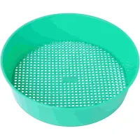 Sieve Soil Garden Sifter Mesh Pan Siftingriddle Sand Gardening Compost Filter Sieves Classifier Tool Screen Seedlingmining Fine Colanders Food Straine