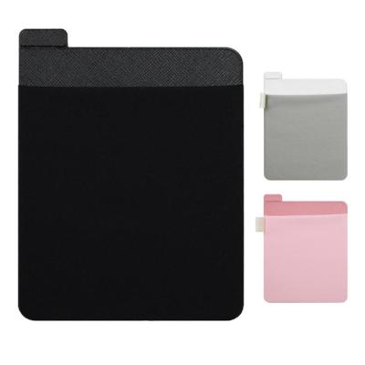 External Hard Drive Holder Multi Functions Laptop Adhesive Storage Case Stick-On Laptop Organizer Bag Reusable Storage Organizer for Wireless Mouse Cables and Earphones compatible