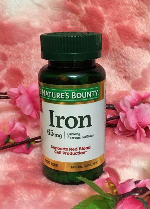 Nature S Bounty Iron 65mg 100 Tablets Lazada Ph