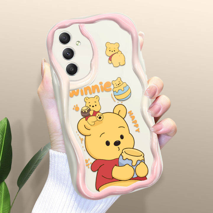 Orico Casing For Samsung Galaxy S23 FE Cute Pooh Bear Pattern Cream ...