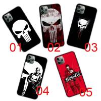 DB-409 The Punisher Black ซิลิโคน เคสโทรศัพท์ ปก หรับ Samsung Galaxy Note S10 Ultra S20 S10E 8 20 10 FE 9 Lite Plus