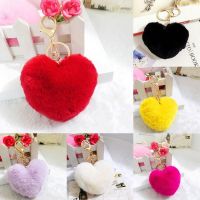 blg Soft Cute Rabbit Fur  PomPom  Car Pendant Handbag for Key Ring Cha 【JULY】