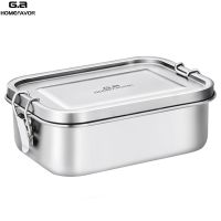 New Lunch Box 304 Top Grade Stainless Steel Silicone Seal Ring Leakproof Bento Box 800ml Children 39;s School Snacks Containers