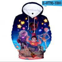 Sudadera con capucha con estampado 3D Kawaii para niños y niñas, ropa de calle de Anime de Steven sudadera de universo Harajuku, chaquetas de gran tamaño