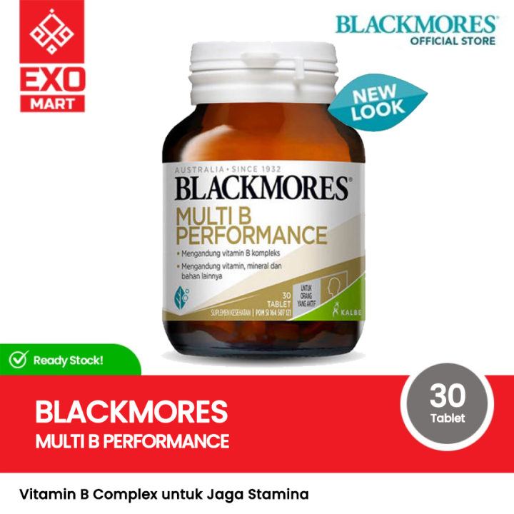 BLACKMORES - Multi B Performance 30 Tablet | Lazada Indonesia