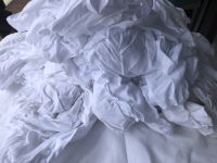 เศษผ้าขาว เศษผ้าคอตตอน เศษผ้า  Cloth Rags white cotton 100% cotton 1.5กก./ถุง
