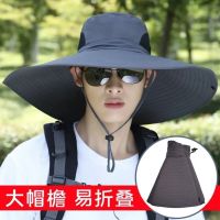 【Jun hot】 sun visor mens straw hat big brim fisherman outdoor camouflage