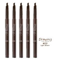 Etude House ดินสอเขียนคิ้ว Drawing Eye Brow 0.2g #03 Brown ( 5 แท่ง)