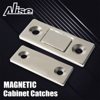 2pcs/Set Magnetic Cabinet Catches Magnet Door Stops Hidden Door Closer With Screw For Closet Cupboard Furniture Hardware