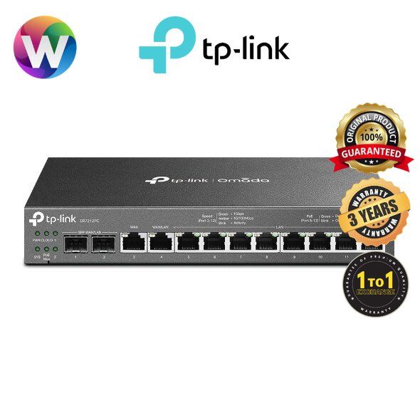 Tp-LINK router ER7212PC Omada 3-in-1 Gigabit VPN Router Omada