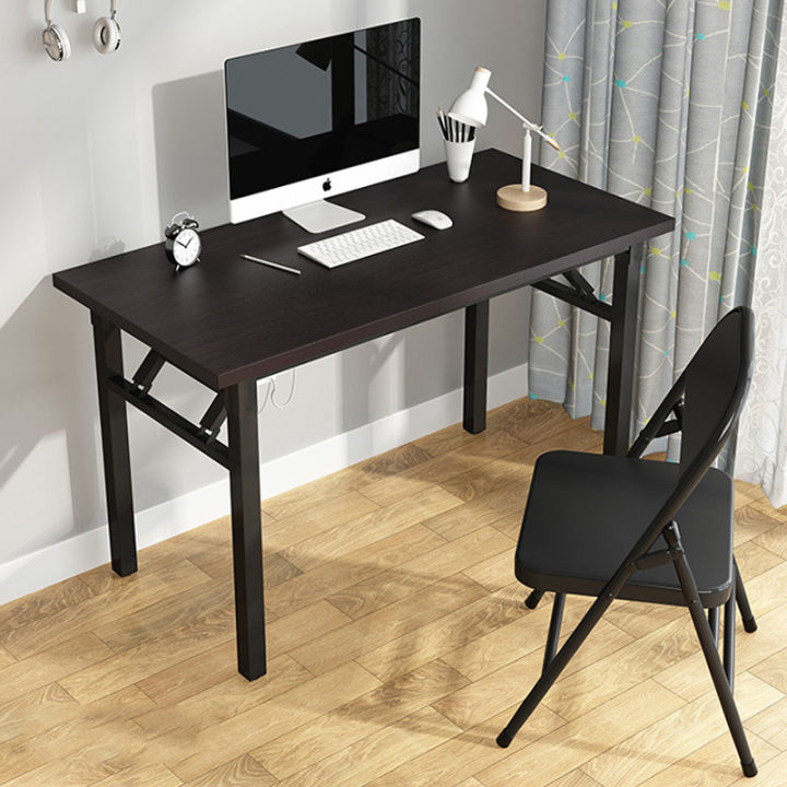 โต๊ะพับอเนกประสงค์-โต๊ะคอม-โต๊ะทำงา-โต๊ะประชุมใหญ่-น้ำหนักเบาเคลื่อนย้ายง่าย-50x80x75ซม-folding-table