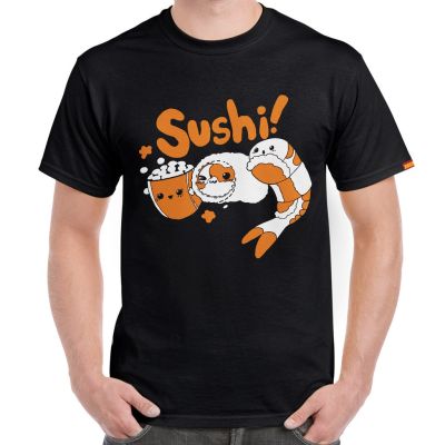 [COD] เสื้อยืดแขนสั้นลําลอง ผ้าฝ้าย 100% พิมพ์ลาย Joorhee Sushi พลัสไซซ์ ของขวัญวันเกิด สําหรับผู้ชาย XS  401H