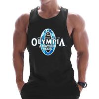 Mens Bodybuilding Gym Tank Tops Workout Stringer Sleeveless Shirts Vest Cotton Mens Gym Clothing Basketball Jersey Summer Man