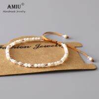 AMIU Natura White Mother Of Pearl Bracelet Beads Adjustable Bracelet Natural Crystal Bohemia Bring Lucky As Gift Bracelets