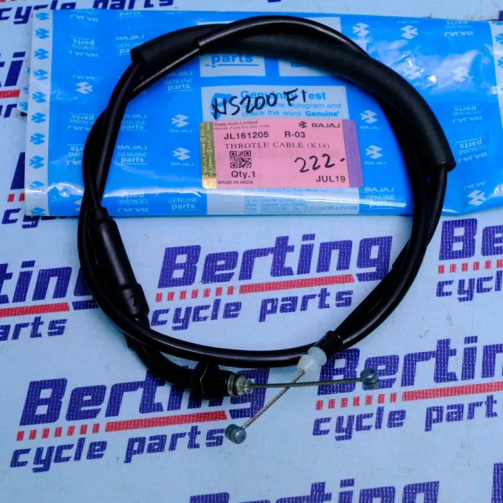 THROTTLE CABLE Rouser NS200 FI Genuine JL161205 Lazada PH