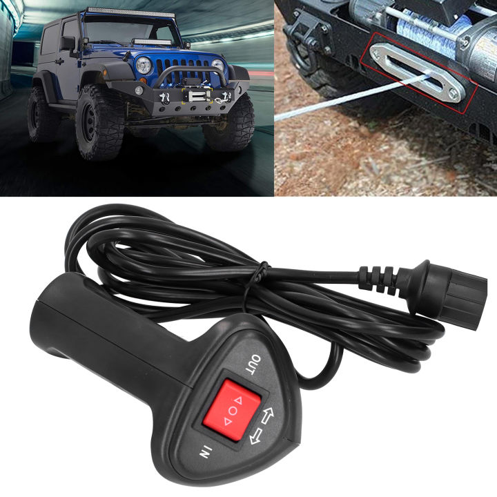 winch-remote-control-น้ำหนักเบา-9-2ft-winch-controller-สำหรับรถออฟโรดสำหรับรถยนต์