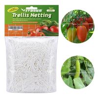 【CW】 Garden Trellis Netting Heavy-Duty Polyester Support Vine Climbing Hydroponics Net Accessories Use Gard