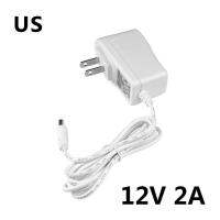 AC110V Charger Adaptor/220V 5.5X2.1 2A/3A ขาวแหล่งจ่ายไฟปลั๊กไฟ EU/US 12ถึง DC12V 2A/3A มม. และวงจรไฟฟ้าและชิ้นส่วน