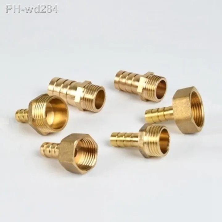 5pcs-1-2-quot-3-4-quot-1-quot-thread-to-10-16-19-25-32mm-pagoda-copper-brass-joint-irrigation-aquarium-trachea-solar-heater-quick-connector