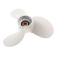 Aluminum 3-Blade Boat Marine Propeller for Yamaha 2-6HP Pitch Prop Push Tool 7 1/2 X 8 BA Type White Push Tool