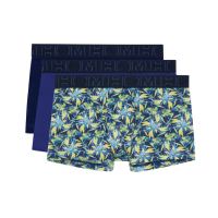 HOM (ออฮ์ม) รุ่น 402525-T036 กกน.ชาย Boxer pack 3 Cotton บ๊อกเซอร์ ทรงเต็มตัว กระชับเป้าเข้ารูป ปลายขาไม่ม้วนลดการเสียดสี