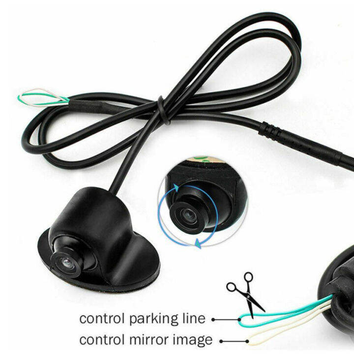 Waterproof HD 360° Mini Car Side Mirror Camera CCD CMOS Night Vision