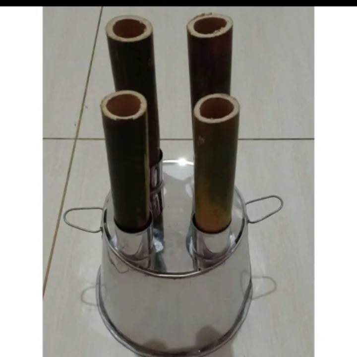 Puto Bumbong Steamer 4 holes with 4 pieces free bamboos Lazada PH