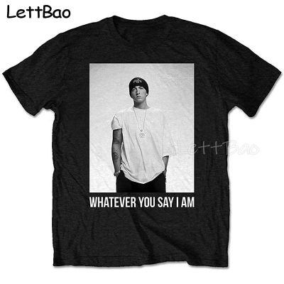 Eminem T Shirt 100 Pure Cotton Hop Print T Shirt Men Aesthetic Clothing Popular Shirts For Men 100% Cotton Gildan