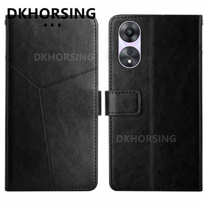 dkhorsing-2023เคสใหม่สำหรับ-oppo-a78-a78nfc-a57-a17-a17k-กระเป๋าเงินแบบกลับด้านได้หนัง-pu-เคสโทรศัพท์-a78-oppo-4g-5g-แฟชั่นฝาหลังขาตั้ง-oppoa57-4g-2022