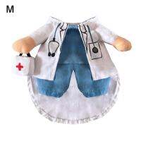 ZZOOI Pet Halloween Costume Funny Dog Cat Doctor Costume Pet Doctor Clothing Funny Cosplay Clothes Dress Apparel Outfit Uniform