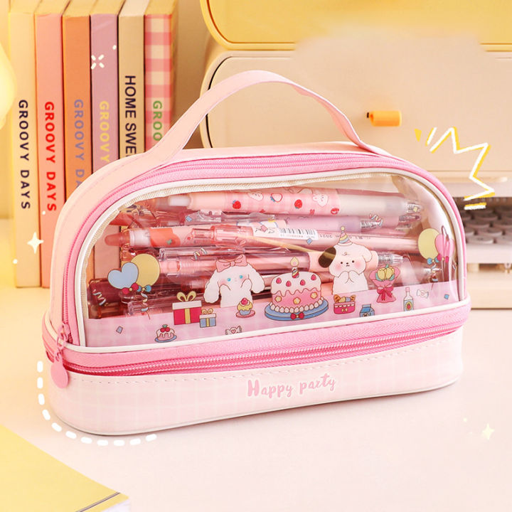 high-beauty-pencil-box-primary-school-storage-box-waterproof-pencil-case-student-stationery-box-elementary-school-pencil-case-large-capacity-pencil-case