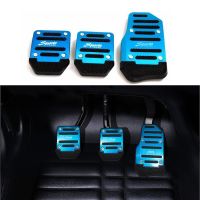 Hans1 Aluminum alloy car anti-skid pedal accessories for Dacia duster logan sandero stepway lodgy mcv 2 Renault