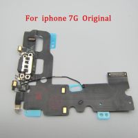 1pcs Original USB Micro Charger พอร์ตชาร์จ Dock Connector ไมโครโฟน Board Flex Cable สําหรับ IPhone 7 7G การชาร์จอย่างรวดเร็ว