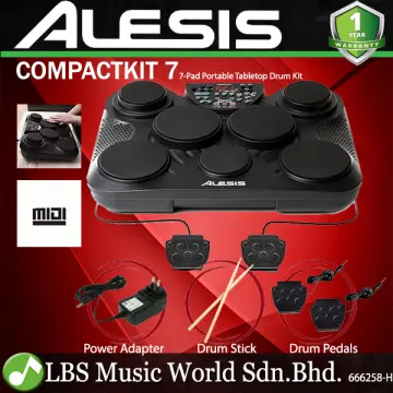 Used Alesis COMPACT KIT 7 Portable Electronic Drum Kit