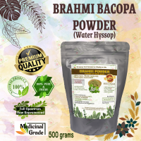 BRAHMI BACOPA POWDER Whole plant (Jala Brahmi, Tiktalonika, Water hyssop, Indian pennywort) Bacopa monnieri PREMIUM QUALITY 500 grams