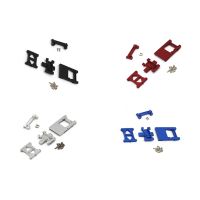 Metal Servo Mounts Skid Plate Crossmember Rear Bumper Mount for 1/18 FMS EAZYRC RocHobby RC Car Upgrades Parts