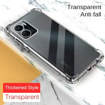 For vivo Y20 Y20s Y20i Y20t Y20a Y20g Y12s Y12a Y12g Fashion Silicone Soft  TPU Ultra-thin Transparent Four Corners Rugged Airbag Phone Case Clear  Cover